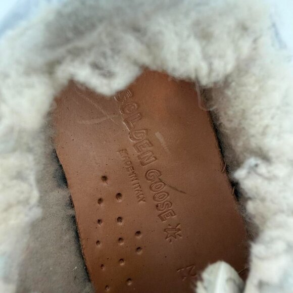 Golden goose Old school sneakers white/silver EU 23 US 7C - Picture 5 of 5